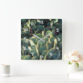 グルーネカクテーン スクエア壁時計 (ホーム)