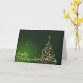 グルーネスウェイナチスモティフミットゴールデネムウェイナチツバウム カード (黄色い花)