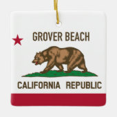 グルーバービーチCA セラミックオーナメント (正面)