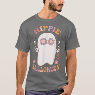グルービヒッパイハロウィーンビーブスコスチュームレトロ幽霊 Tシャツ
