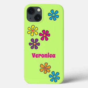 グルービヒッパイフラワー名前をカスタムする iPhone 13ケース