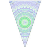 グルービボホトリップ（幻覚体験）のようなヒッピー抽象芸術万華鏡のように千変万化するパターン バンティングフラッグ (第2の旗)