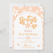 グルービワンボホアーチセントバースデー招待状 招待状 (正面)