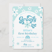 グルービワンボホアーチセントバースデー招待状 招待状 (正面)