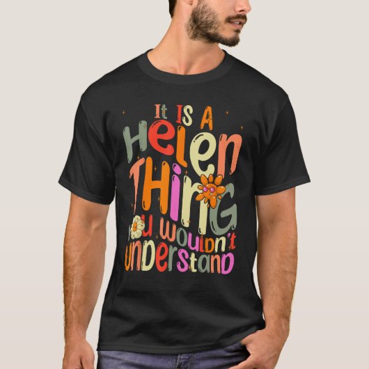 グルービーが理解できないのはヘレンだ Tシャツ (正面)