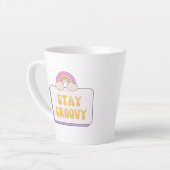 グルービーでいこう カフェラテマグ (左アングル)