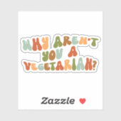 グルービーとレトロなぜベジタリアンじゃない？ シール (シート)