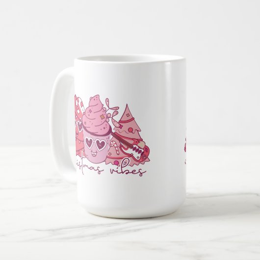 グルービーと明るい飲みコーヒーマグ コーヒーマグカップ (正面左)