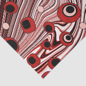 グルービーと波状のレトロ液の渦巻きキュート 薄葉紙 (詳細)