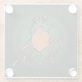 グルービーなウミサソリ ガラスコースター (裏面)