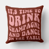 グルービーなクリスマスデイ・スロークッション クッション (裏面)