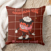 グルービーなクリスマスデイ・スロークッション クッション (ブランケット)