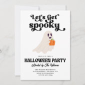 グルービーなゴーストでハロウィンを楽しもう 招待状 (正面)