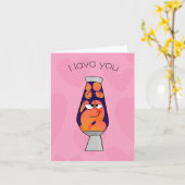 グルービーなバレンタイン カード (黄色い花)