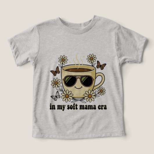 グルービーなレトロコーヒーマグTシャツ (デザイン正面)