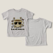 グルービーなレトロコーヒーマグTシャツ (デザイン正面&裏面)