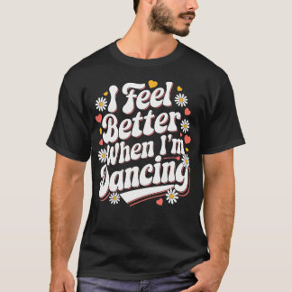 グルービーなレトロダンスが好きな人へ ダンスで気分爽快 L Tシャツ