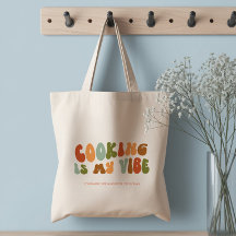 グルービーなレトロ調のキッチンインテリアにぴったり、料理好きなあなたのための「料理が私のヴィブラ」グ