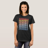 グルービーなレトロ アルメニア Tシャツ (正面フル)