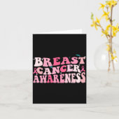 グルービーな乳がん啓発 2023 乳がん カード (黄色い花)