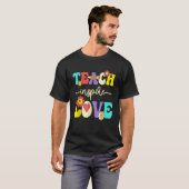 グルービーな教育 愛を育む幼稚園・保育園の新学期 Tシャツ (正面フル)