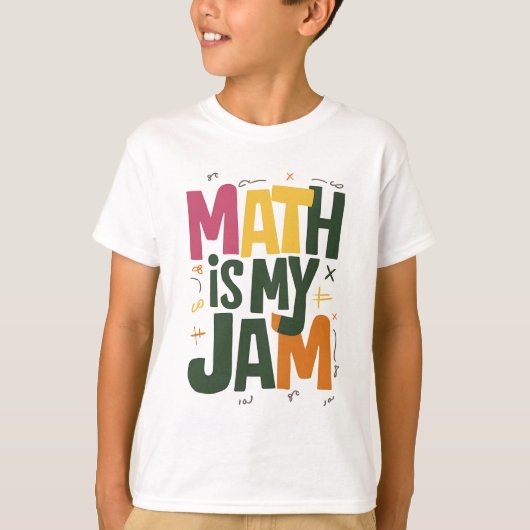 グルービーな数学が大好き 学校再開初日  Tシャツ (正面)