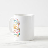 グルービーな文法教師の引用 There Their Theyre Hu コーヒーマグカップ (正面左)