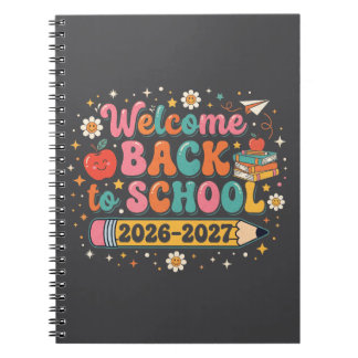 グルービーな新学期おめでとう 2026-2027 先生 ノートブック