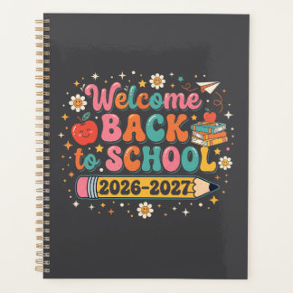 グルービーな新学期おめでとう 2026-2027 先生 プランナー手帳