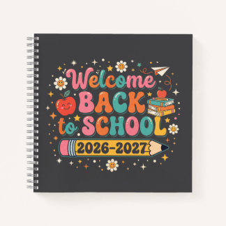 グルービーな新学期の始まり 2026-2027 先生 ノートブック