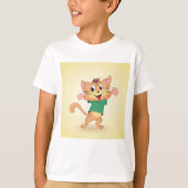 グルービーな猫 Tシャツ (正面)