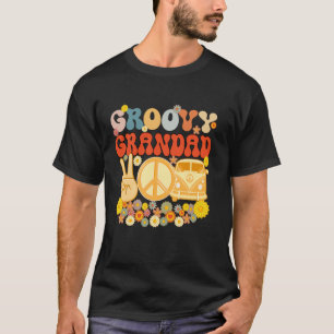 グルービーな祖父 レトロな家族お揃いのベビーシャワーF Tシャツ