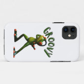 グルービーな緑のカエル Case-Mate iPhoneケース (裏面(横))