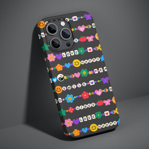 グルービーな良い波動の愛のスマイル レトロビーズ iPhone 13 PRO MAXケース