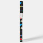 グルービーな良い波動の愛の笑顔のレトロビーズ Case-Mate iPhoneケース (裏面 / 右)