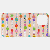 グルービーな良い波動の愛の笑顔のレトロビーズ Case-Mate iPhoneケース (裏面 (横))