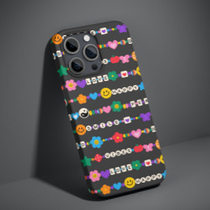 グルービーな良い波動の愛の笑顔のレトロビーズ Case-Mate iPhone 14 PLUSケース