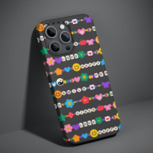 グルービーな良い波動 愛の笑顔 レトロビーズ iPhone 13ケース