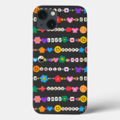 グルービーな良い波動 愛の笑顔 レトロビーズ Case-Mate iPhoneケース (裏面)