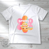 グルービーな1歳の誕生日 ベビーTシャツ