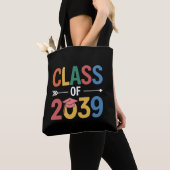 グルービーな2039年卒業生 卒業おめでとう 2039年度卒業 トートバッグ (クローズアップ)