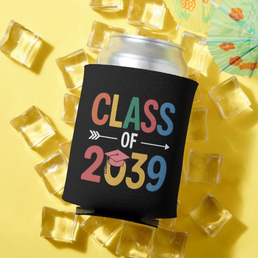 グルービーな2039年卒業生 卒業おめでとう 2039年度卒業 缶クーラー (インサイチュ 夏)