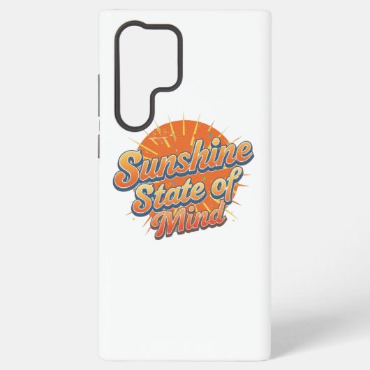 グルービーな70年代スタイルの夏の夕焼け SAMSUNG GALAXYケース (裏面)