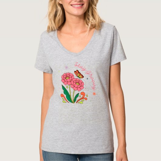 グルービーに滞在 Tシャツ (正面)