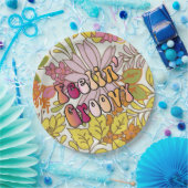 グルービーを感じる ペーパープレート (パーティー)