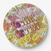 グルービーを感じる ペーパープレート (正面)