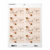 グルービーアイスクリームコーンサンキュースクエア  ラベル (フルシート)