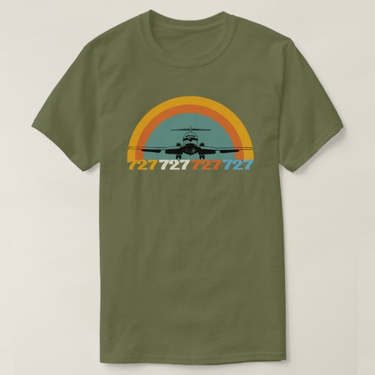 グルービーエイジ レトロジェット Tシャツ (デザイン正面)