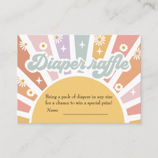 グルービーオムツラッフル エンクロージャーカード (正面)