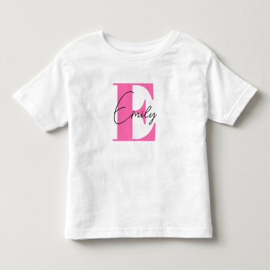 グルービーカスタム女の子の名前幼児シャツ トドラーTシャツ (正面)